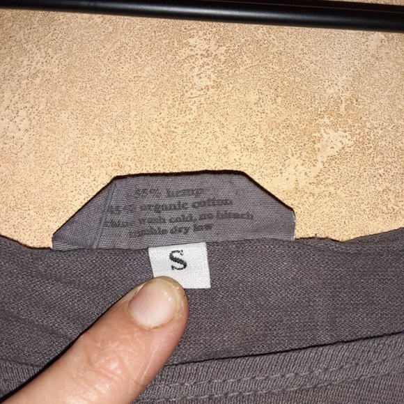 Sweet Skins Hemp Gray Perfect Tee Cropped - Picture 3 of 4